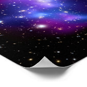 Poster Cluster Galaxy MACS J0717 (télescope Hubble) (Coin)
