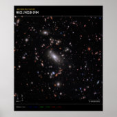 Poster Cluster Galaxy MACS J1423 (image NIRCam Compass) (Devant)