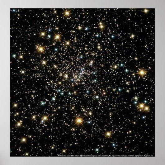 Poster Cluster mondial Star NGC 6397 (Devant)