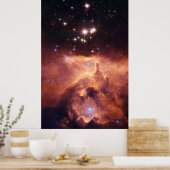 Poster Cluster Pismis 24 étoiles (Cuisine)