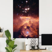 Poster Cluster Pismis 24 étoiles (Bureau à domicile)