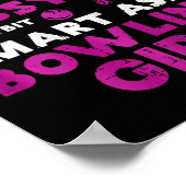 Poster Cly Sy Smart Bowling fille Bowler femmes filles en (Coin)