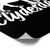 Poster Clydesdale Ébauche Cheval Pun Horseback équitation (Coin)