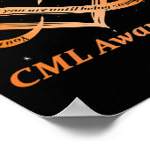 Poster CML Warrior I'm Fine Chronic Myeloid Leukemia Awar (Coin)