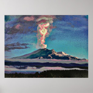Poster Cmyk du volcan 11