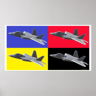 Poster CMYK F-22 Raptor