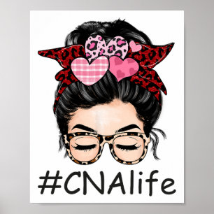 Poster Cna Certified Nurtified Istant Valentine Day Cute 