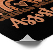 Poster Cna Infirmière Certifiée Istant Afro Mois de l'His (Coin)