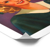 Poster Co-Ed Brand Citrus Étiquette (Coin)