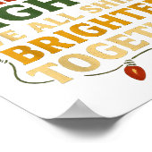 Poster Co-workers Are Like Christmas Lights Funny Holiday (Coin)