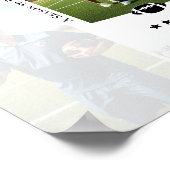 Poster Coach Appreciation Collage Football Team Signature (Coin)