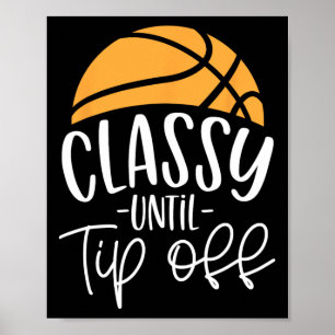 Poster Coach Basketball Classy Jusqu'Au Décalage