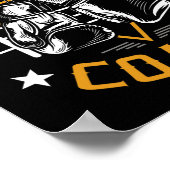 Poster Coach de boxe - Kickboxer Kickboxer Gym Boxer 1 (Coin)