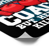 Poster Coach de boxe - Kickboxer Kickboxer Gym Boxer 2 (Coin)