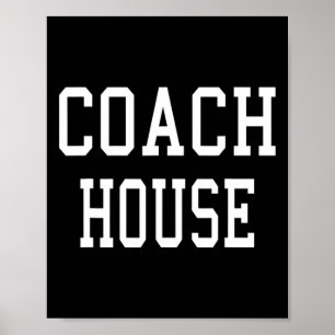 Poster Coach House Équipe de football sur mesure Bysebyll