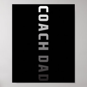 Poster Coach Papa Conception - Football Sketchll Coach Pè
