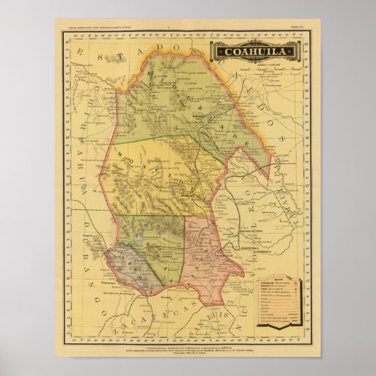 Poster Coahuila (Devant)