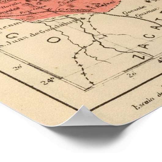 Poster Coahuila, Mexique (Coin)