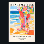 Poster Coastal Cowgirl Art Print Matisse Style Beach<br><div class="desc">Coastal Cowgirl Art Print Matisse Style Beach Decor

classic art poster,  fine art wall decor,  famous artist prints,  museum inspired art,  matisse poster,  japanese art print,  ukiyo e wall art,  william morris pattern,  arts and crafts art,  monet impressionist art,  picasso inspired poster,  timeless wall art</div>