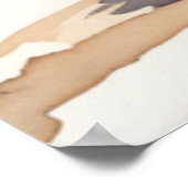 Poster Coastal Cowgirl - Sur la plage (Coin)