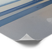 Poster Coastal Walk to Lighthouse at Sunset (Coin)