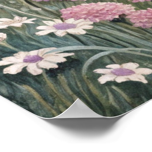 Poster Coastal Wildflower Beach (Coin)