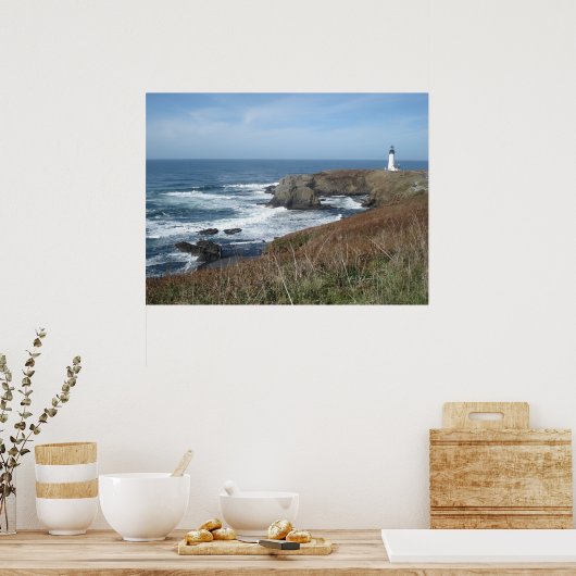 Poster Coastline View (Cuisine)
