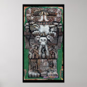 Poster coatlicite, déesse de la terre (Devant)