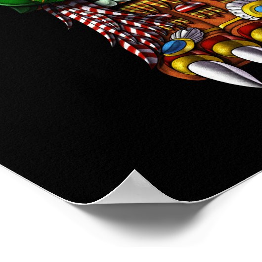 Poster Coatlicue de déesse aztèque (Coin)