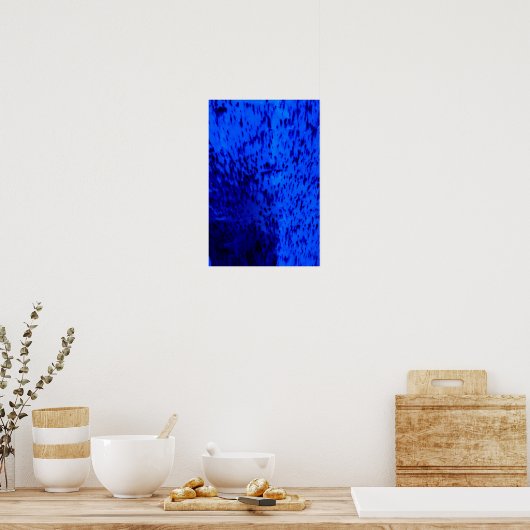 Poster Cobalt Blue Earthenware (Cuisine)