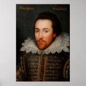 Poster Cobbe Portrait William Shakespeare (Devant)
