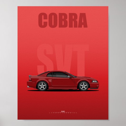 Poster Cobra SVT Redfire Muscle (Devant)