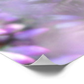 Poster Coccinelle sur des fleurs violettes (Coin)