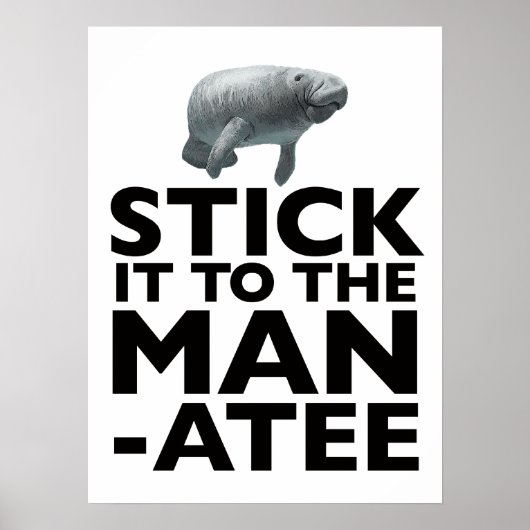 Poster COCHEZ-LE SUR L'affiche MANATEE (Devant)