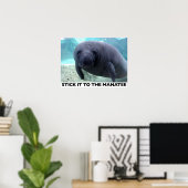 Poster COCHEZ-LE SUR L'affiche MANATEE (Bureau à domicile)