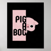 Poster Cochon A Boo (Devant)