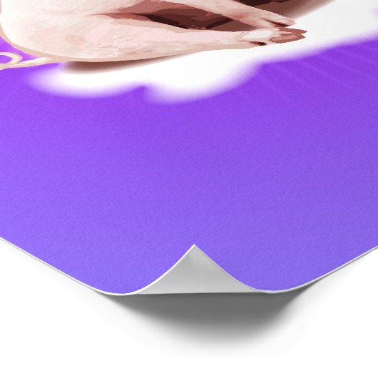 Poster Cochon d'ange (Coin)