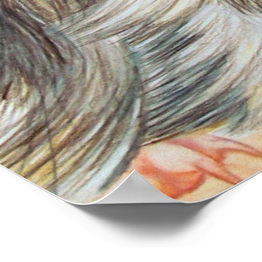 Poster Cochon De Guinée Avec Sprig (Coin)