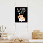 Poster Cochon de Guinée mignon (Cuisine)