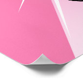 Poster Cochon de Ninja rose (Coin)