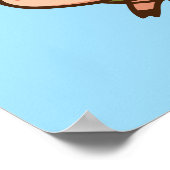 Poster Cochon de parachutisme (Coin)