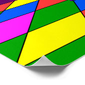 Poster Cochon disco sur la piste de danse (Coin)