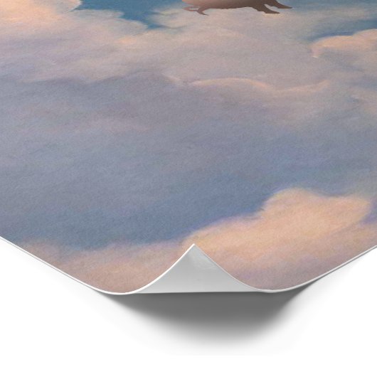 Poster cochon volant (Coin)