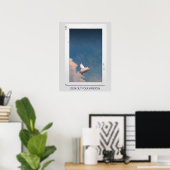 Poster cochon volant à travers l'affiche de la fenêtre (Bureau à domicile)