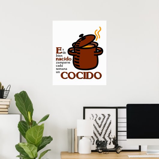 Poster Cocido (Bureau à domicile)