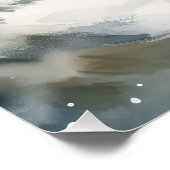 Poster Cockapoo Dog in Snow Christmas (Coin)