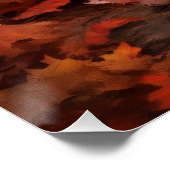 Poster Cockapou dans les feuilles d'automne automne autom (Coin)