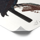 Poster Cockatoo de palme, perroquet de probosciger (Coin)