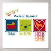 Poster Cocker Spaniel (Devant)