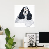 Poster Cocker Spaniel Américain (Bureau à domicile)